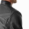 103638 Roadster Air D30 Mens Leather Jacket Black 009