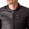 103639 Hillberry D30 Mens Leather Jacket Brown 004