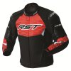 103640 Tractech Evo 5 D3O Mens Textile Jacket Black Flo Red 001