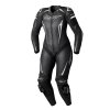 103477 TracTech EVO5 CE Ladies Leather Suit BlackWhiteBlack Front