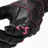 103653 S1 CE Ladies Gloves Black Flo Pink 010