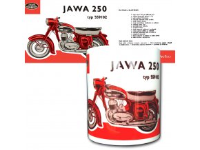 Jawa 250 červená