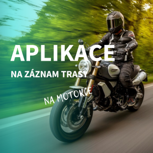 Aplikace na záznam trasy na motorce