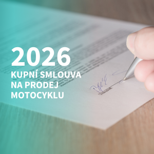 Kupní smlouva na prodej motocyklu 2026