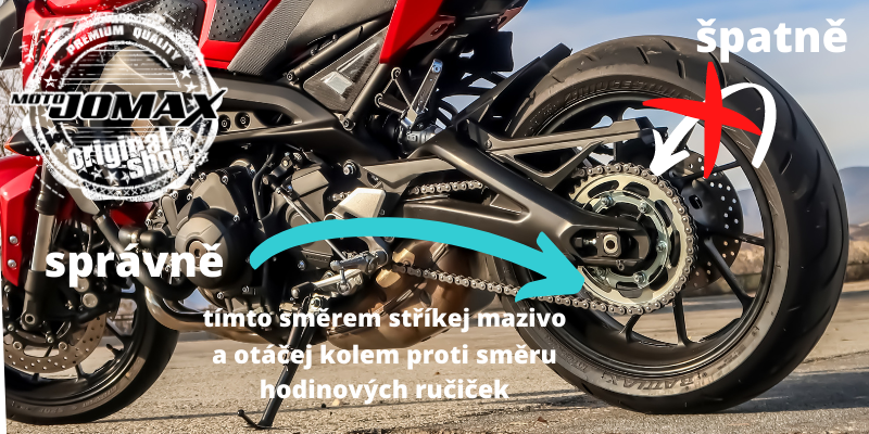 Jak vyčistit řetěz na motorce?