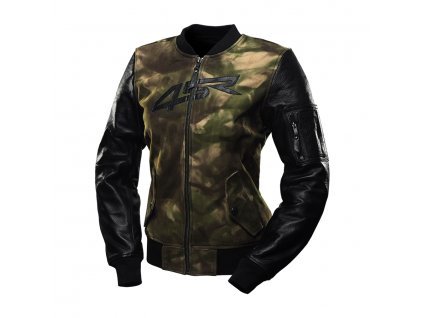 Kožená dámská bunda 4SR Bomber Lady Camo