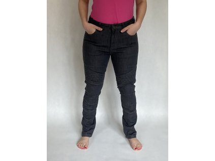 Dámské kevlarové jeans RST STRAIGHT SLIM CE 2089 grey