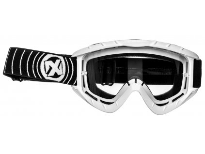 Moto brýle NOX cross white