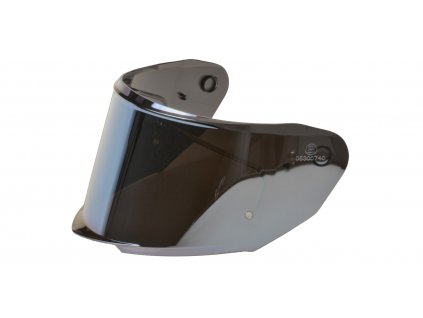 Plexi pro přilby Integral GT 2.0 CASSIDA modré zrcadlo s přípravou pro pinlock