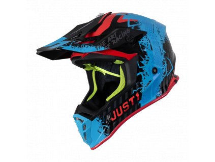 Přilba JUST1 J38 MASK Blue/Red/Black