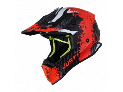 Přilba JUST1 J38 MASK Mat Fluo Orange/Titan/Black