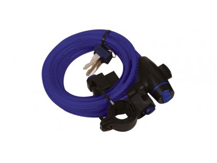 Zámek na motocykl CABLE LOCK OXFORD blue