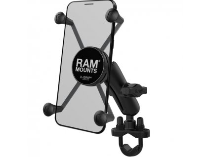 Držák na mobil X-GRIP s objímkou na řídítka pro větší telefony RAM MOUNTS