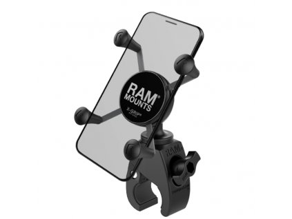 Držák na mobil X-GRIP se "SNAP-LINK TOUGH-CLAW" upínáním na řídítka pro menší mobilní telefony RAM MOUNTS