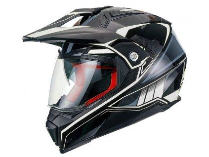 31102 enduro prilba maxx fs606 grey silver