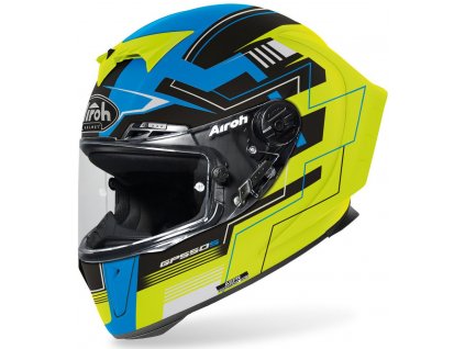 helma airoh GP550S challenge yellow