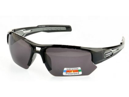 Polarizační sluneční brýle Finmark 2204 black/grey