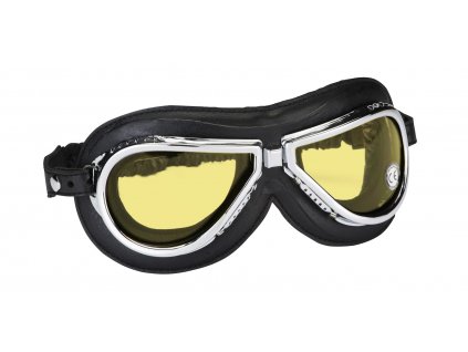 Moto brýle Vintage 500, CLIMAX (žlutá skla)