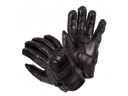 Kožené moto rukavice W-TEC Trogir black
