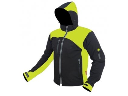 Pánská softshell bunda s kapucí Maxx 2714 yellow