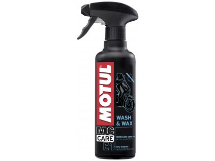 Suchý čisticí a ochranný vosk MOTUL E1 WASH & WAX 400 ml