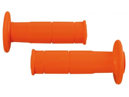Gripy Racing měkké RTECH oranžové, pár, délka 116 mm
