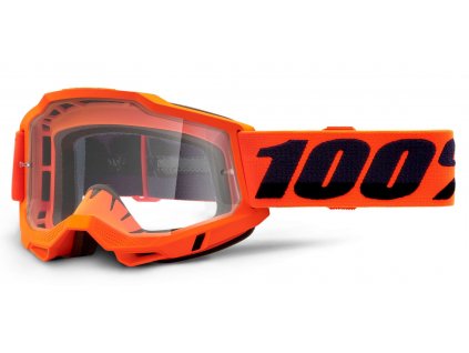 100% brýle Orange ACCURI 2, čiré plexi