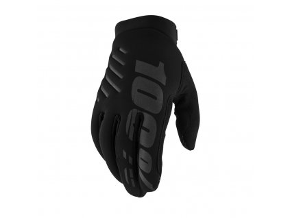 Moto rukavice BRISKER 100% - USA (černá)