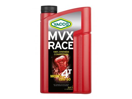 Motorový olej YACCO MVX RACE 4T 15W50, YACCO 2l