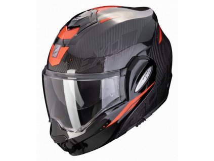 41121 prilba scorpion exo tech evo carbon rover red