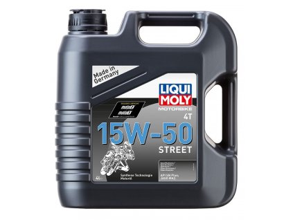 Polosyntetický motorový olej 4T 15W50 Street LIQUI MOLY 4 l
