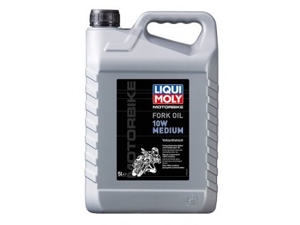 Olej do tlumičů 10W Medium pro motocykly LIQUI MOLY 5 l