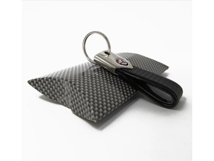 Klíčenka Alfa Romeo BAND carbon black