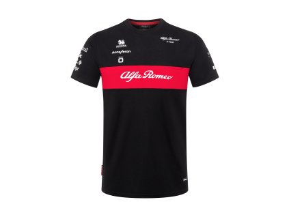 Dětské týmové triko Alfa Romeo F1 Team černé