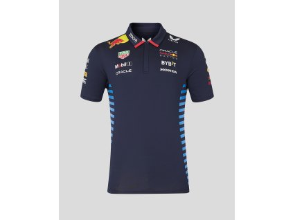 Týmová polokošile Red Bull Racing F1 2024 tmavě modrá