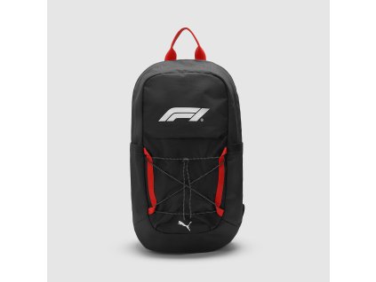Černý batoh Formule 1 s logem Puma