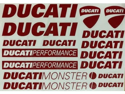 45701 1 samolepky ducati cervene