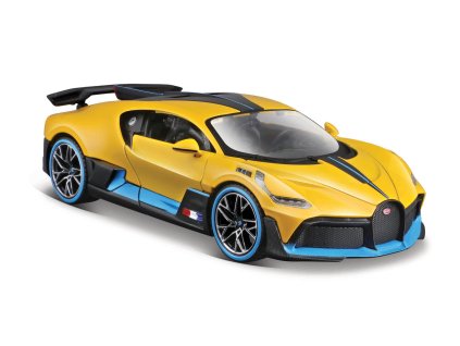Model auta Bugatti Divo žluté 1:24