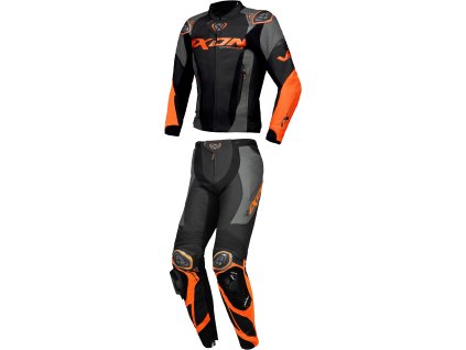 Dvoudílná kožená kombinéza IXON VORTEX 3 orange 1111