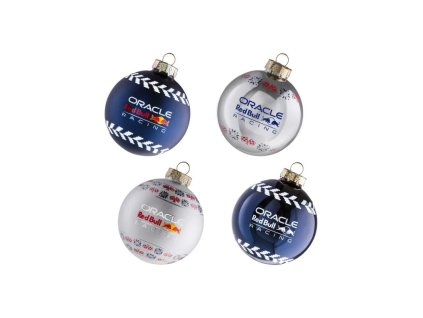 47738 2 vanocni ozdoby oracle red bull racing dekoracni set