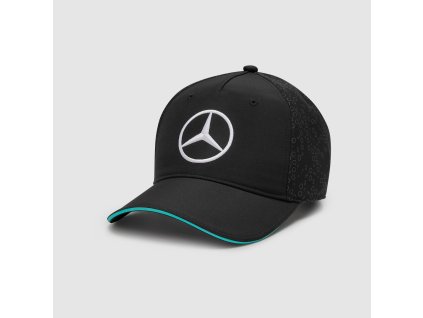 Dětská týmová kšiltovka Mercedes AMG F1 2024 černá