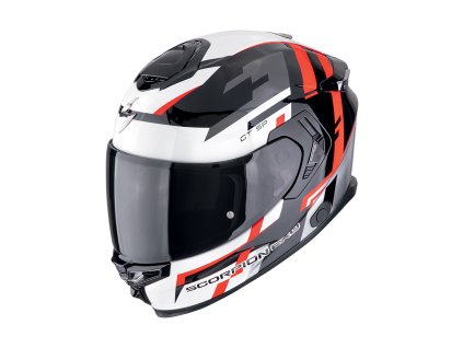 Helma SCORPION GT EXO-GT SP AIR TORNADO černo/červená  + kouřové plexi a pinlock zdarma