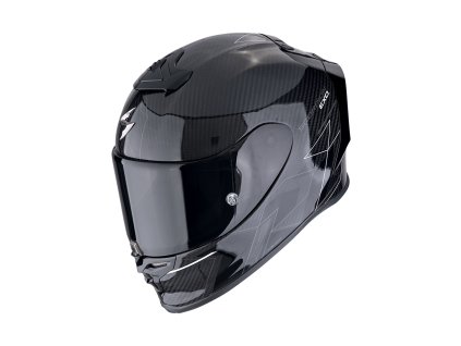 Helma SCORPION EXO-R1 EVO CARBON AIR CYNERGY černo/bílá  + pinlock, kouřové plexi ZDARMA