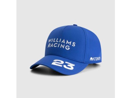 Dětská týmová kšiltovka Alex Albon - Williams Racing F1 tmavě modrá