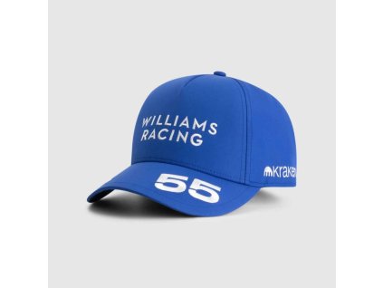 Dětská týmová kšiltovka Carlos Sainz - Williams Racing F1 tmavě modrá