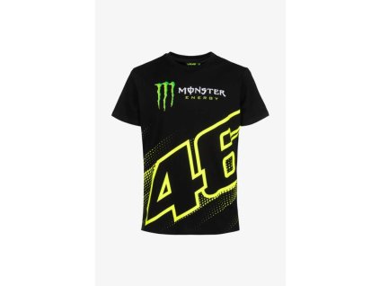 Tričko VR46 Valentino Rossi - Monster Energy černé