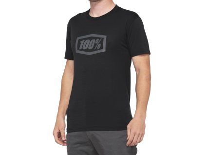 Triko ICON TECH, 100% USA (černá) (Velikost XL)