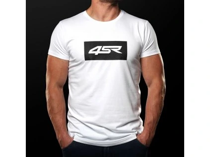 55187 tricko 4sr logo carbon white