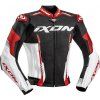 Kožená bunda IXON VORTEX 2 red 1027 (Velikost XS)