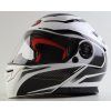 31306 2 vyklapeci prilba maxx ff950 black white